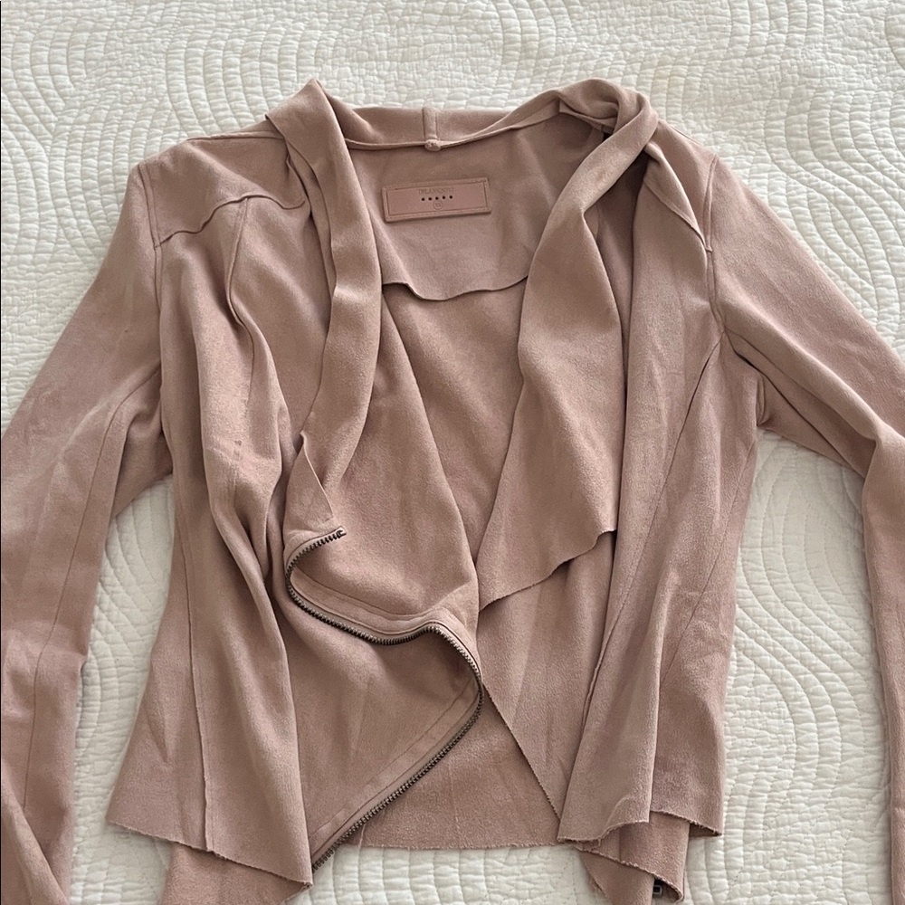 Blank NYC Women's Pink suede Jacket